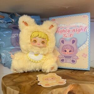 Miana Nighty-Night To U Bunny Blind Box Scented Plushie Keychain Morning Light